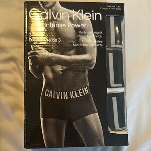 Calvin Klein Black Boxer Briefs Stretch Fit